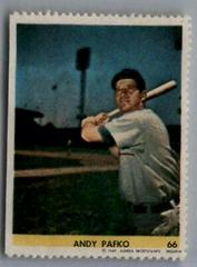 Andy Pafko #66 Baseball Cards 1949 Eureka Sportstamps Prices