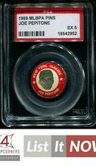 Joe Pepitone Baseball Cards 1969 MLBPA Pins Prices
