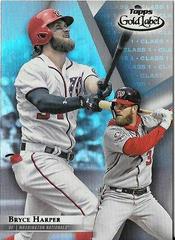 Bryce Harper [Class 1] #3 Baseball Cards 2018 Topps Gold Label Prices