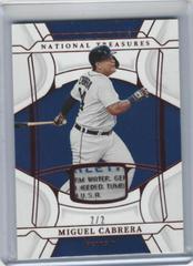 Miguel Cabrera [Tag] #66 Baseball Cards 2022 Panini National Treasures Prices