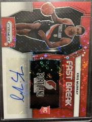 Kris Murray [Red] #36 Basketball Cards 2023 Panini Prizm Fast Break Rookie Autograph Prices