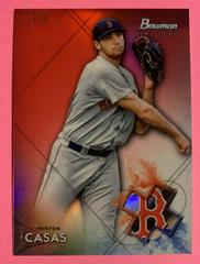 Triston Casas [Red Refractor] #BSP-37 Baseball Cards 2021 Bowman Sterling Prices