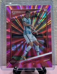 Jorgen Strand Larsen [Pink Laser] Soccer Cards 2021 Panini Donruss Road to Qatar Prices
