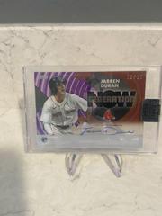 Jarren Duran [Purple] #GNA-JD Baseball Cards 2022 Topps Clearly Authentic Generation Now Autographs Prices