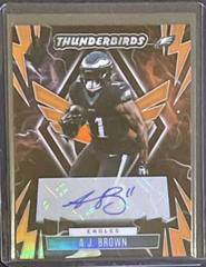 A. J. Brown [Autograph Orange] #TB-AJB Football Cards 2023 Panini Phoenix Thunderbirds Prices