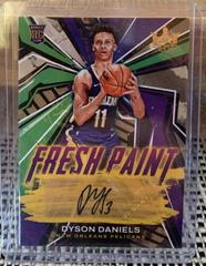 Dyson Daniels #FP-DDN Basketball Cards 2022 Panini Court Kings Fresh Paint Autographs Prices
