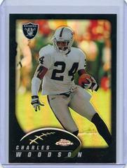 Charles Woodson [Black Refractor] Football Cards 2002 Topps Chrome Prices