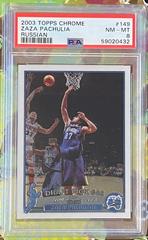 Zaza Pachulia [Russian Refractor] #149 Basketball Cards 2003 Topps Chrome Prices