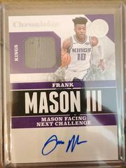Frank Mason III #CA-FM3 Basketball Cards 2017 Panini Chronicles Autographs Prices