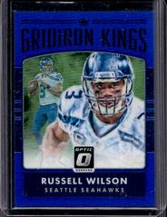 Russell Wilson [Blue] Football Cards 2016 Panini Donruss Optic Gridiron Kings Prices