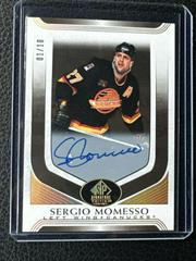 Sergio Momesso [Black Autograph] Hockey Cards 2020 SP Signature Edition Legends Prices