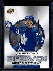 Auston Matthews #B-31 Hockey Cards 2021 Upper Deck Ovation Bravo Prices
