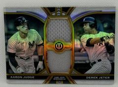 Aaron Judge [Gold] Baseball Cards 2023 Topps Tribute Dual Relics Prices
