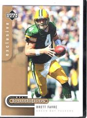 Brett Favre [Exclusive Gold] #33 Football Cards 2005 Upper Deck Foundations Prices