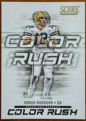 Aaron Rodgers [Color Rush] #5 Football Cards 2018 Score Color Rush Prices