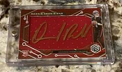 Desmond Ridder [Patch Standard] #RNS-DR Football Cards 2022 Panini Elements Rookie Neon Signs Autographs Prices
