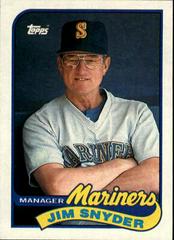 Jim Snyder #44 Baseball Cards 1989 Topps Prices