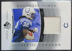 Edgerrin James [Single Jersey] Football Cards 2003 SP Authentic Threads Prices