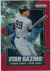 Aaron Judge [Red Mojo Prizm] #SG-9 Baseball Cards 2020 Panini Prizm Star Gazing Prices