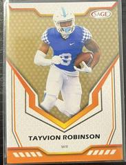 Tayvion Robinson #17 Football Cards 2024 Sage Prices