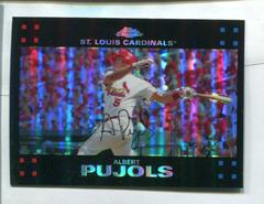 Albert Pujols [Refractor] #63 Baseball Cards 2007 Topps Chrome Prices