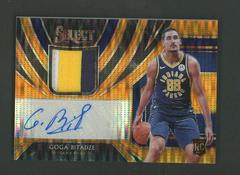 Goga Bitadze [Neon Orange Pulsar] Basketball Cards 2019 Panini Select Rookie Jersey Autographs Prices