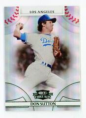 Don Sutton [Silver Century Proof] #17 Baseball Cards 2008 Donruss Threads Prices