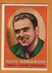 Floyd Harrawood #85 Football Cards 1958 Topps CFL Prices