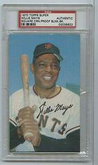 Willie Mays [Square Corner Proof Blank Back] Baseball Cards 1970 Topps Super Prices
