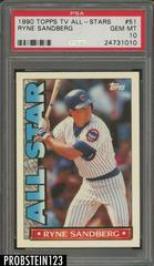 Ryne Sandberg #51 Baseball Cards 1990 Topps TV All Stars Prices