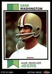 Gene Washington Football Cards 1973 Topps Prices