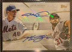 Jacob DeGrom, Max Scherzer [Autograph] Baseball Cards 2019 Topps on Demand Dynamic Duals Prices