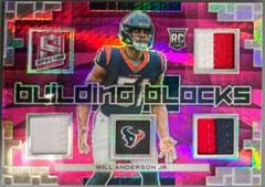 Will Anderson Jr. [Pink Neon] #21 Football Cards 2023 Panini Spectra Building Blocks Prices