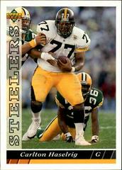 Carlton Haselrig #282 Football Cards 1993 Upper Deck Prices