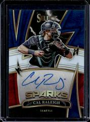 Cal Raleigh [Tri Color] #SS-CR Baseball Cards 2022 Panini Select Sparks Signatures Prices
