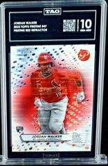 Jordan Walker [Red Pristine] #47 Baseball Cards 2023 Topps Pristine Prices