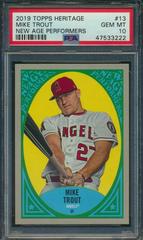Mike Trout Baseball Cards 2019 Topps Heritage New Age Performers Prices