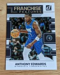 Anthony Edwards #17 Basketball Cards 2022 Panini Donruss Franchise Features Prices