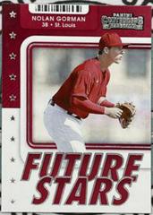 Nolan Gorman Baseball Cards 2021 Panini Contenders Future Stars Prices
