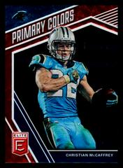 Christian McCaffrey [Red] Football Cards 2019 Donruss Elite Primary Colors Prices