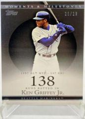 Ken Griffey Jr. [Black] Baseball Cards 2007 Topps Moments & Milestones Prices