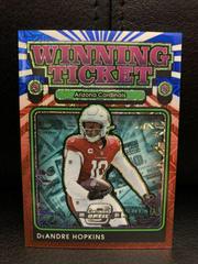 DeAndre Hopkins [Red White Blue] #WT16 Football Cards 2021 Panini Contenders Optic Winning Ticket Prices