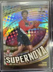 Scoot Henderson #9 Basketball Cards 2023 Panini Revolution Supernova Prices