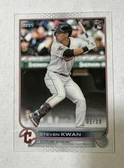 Steven Kwan [Clear] #US261 Baseball Cards 2022 Topps Update Prices