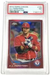 A. J. Pierzynski [Red Refractor] #169 Baseball Cards 2013 Topps Chrome Prices