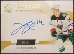 Joel Eriksson Ek Hockey Cards 2022 SP Authentic Curated Signatures Prices