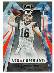 Jared Goff #18 Football Cards 2019 Panini Playoff Air Command Prices
