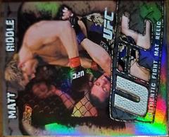 Matt Riddle #FMRMR Ufc Cards 2010 Topps UFC Main Event Fight Mat Relics Prices