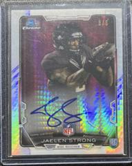 Jaelen Strong [Prism] Football Cards 2015 Bowman Chrome Rookie Refractor Autographs Prices