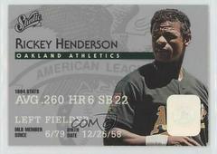 Rickey Henderson Baseball Cards 1995 Studio Prices